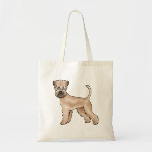 Tote Bag Terrier Irlandais à Poil Souple et Blé Debout