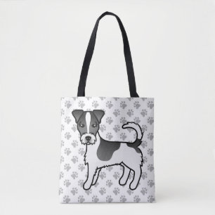 Tote Bag Tervueren Jack Russell Terrier chien à poil dur no