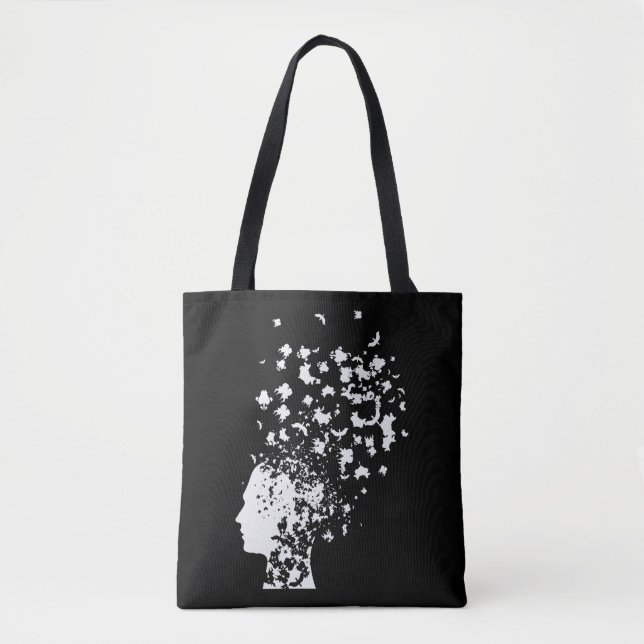 Tote Bag Test de psychologie Rorschach Card Mind Inkblot (Devant)