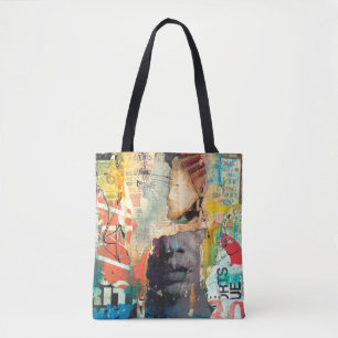 Tote Bag Tête de collage