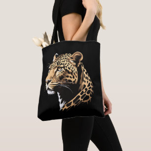 Tote Bag Tête de léopard