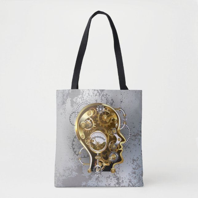 Tote Bag Tête de vapeur avec manomètre (Devant)