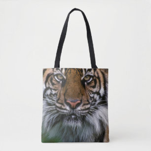Tote Bag Tête et visage de tigre