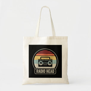 Tote Bag Tête radio Vintage