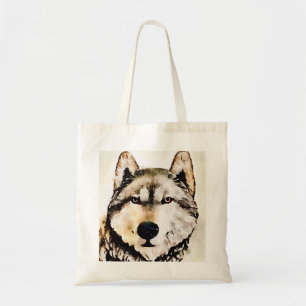 Tote Bag Tête sylvatique de loup