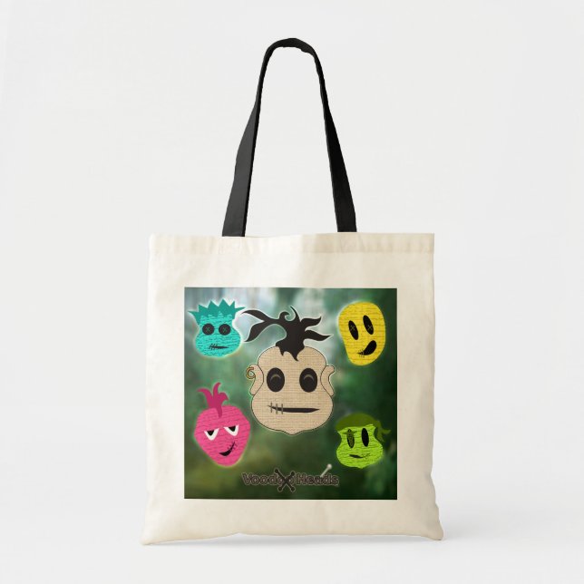 Tote Bag Têtes vaudou ~ Marais (Devant)