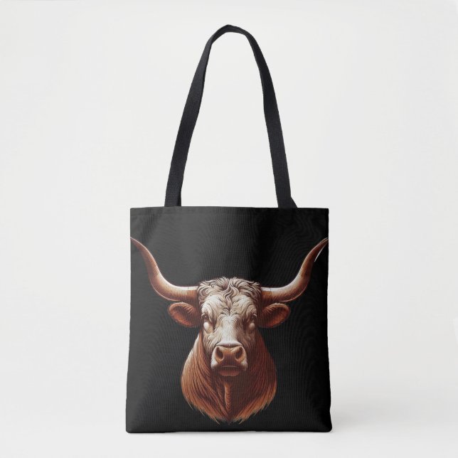 Tote Bag Texas Longhorn (Devant)