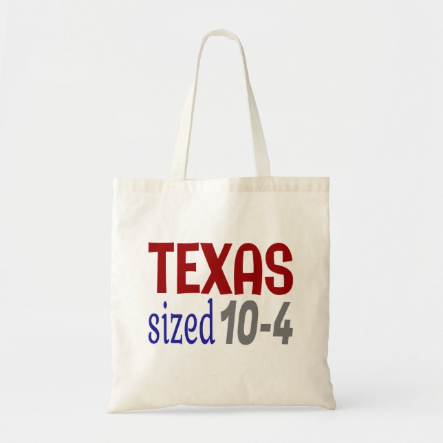 Tote Bag Texas taille 10-4 LettreKenny (Devant)