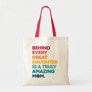 Tote Bag Texte d'expression de conception mignonne pour la