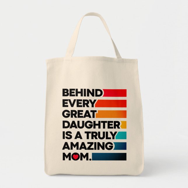 Tote Bag Texte d'expression de conception mignonne pour la  (Devant)