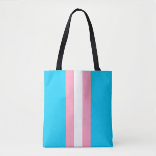 Tote Bag Texte modifiable de l'indicateur de fierté transge