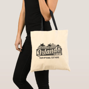 Tote Bag Texte personnalisé Orlando Floride