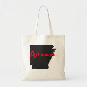 Tote Bag Texte rouge Arkansack