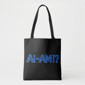 Tote Bag Texte sur la technologie de l'IA