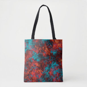 Tote Bag texture bleu foncé texturé en marbre de daim