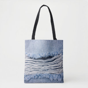 Tote Bag Texture du tissu de lin naturel