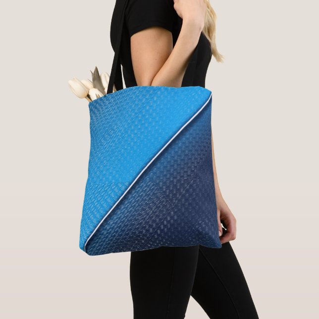 Tote Bag texture métallique abstraite de gradient (De près)
