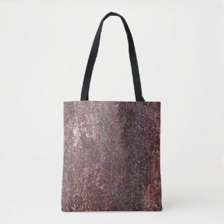 Tote Bag Texture vintage métallique avec rayures et craquel
