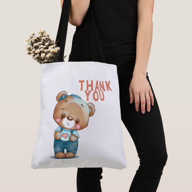 Tote Bag Thank You (Close Up)