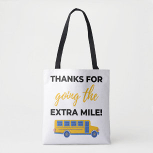 Tote Bag Thanks For Going The Extra Mile bl
