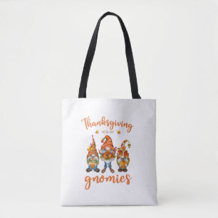 Tote Bag Thanksgiving Avec Mes Gnomies Les Gnomes D'Automne