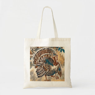 Tote Bag Thanksgiving Turquie Fourre-tout moderne