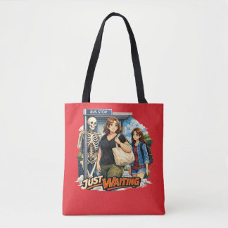 Tote Bag The bus stop
