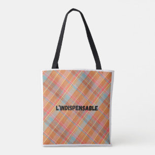 Tote Bag The Essential - Madras Pattern