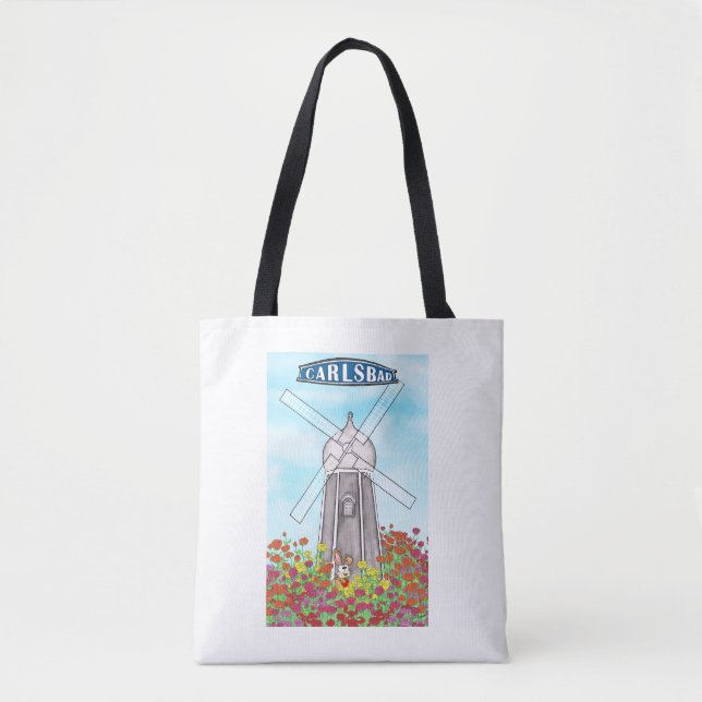 Tote Bag The Flower Fields of Carlsbad California (Devant)