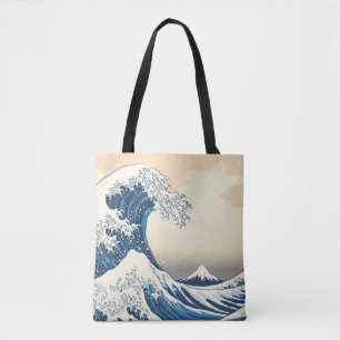 Tote Bag The great wave off kanagawa painting reproduction 