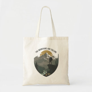 Tote Bag The Mountains Are Calling