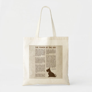 Tote Bag The Power of the Dog Poem - Rudyard Kipling