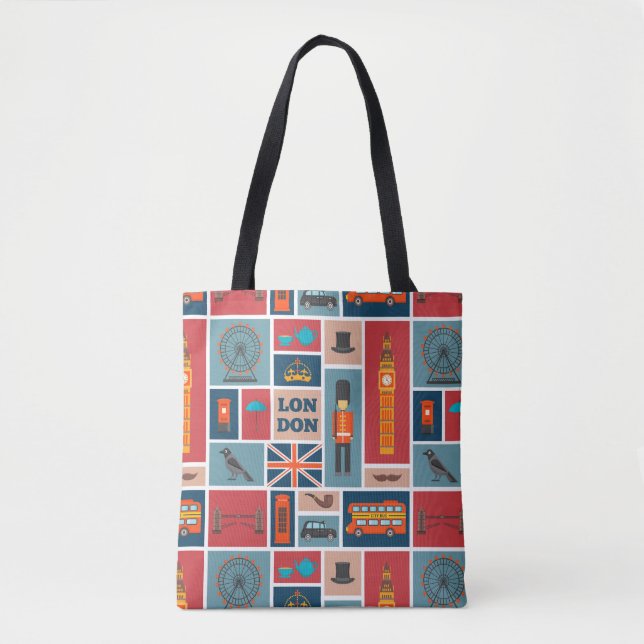 Tote Bag Thème Londres (Devant)