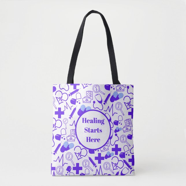 Tote Bag Thème Médicale personnalisé Professionnel de la sa (Devant)