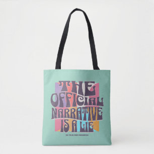 Tote Bag Théorie du complot rétro