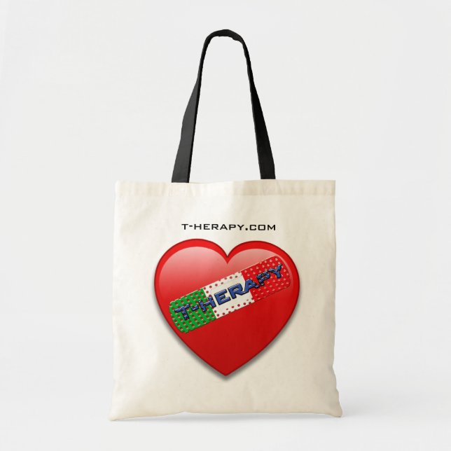 Tote Bag Thérapie d'amour (Devant)