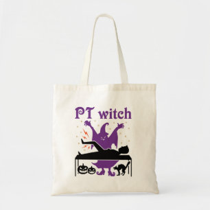 Tote Bag Thérapie physique Halloween PT Witch