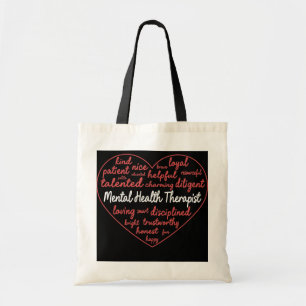 Tote Bag Thérapiste en santé mentale Coeur