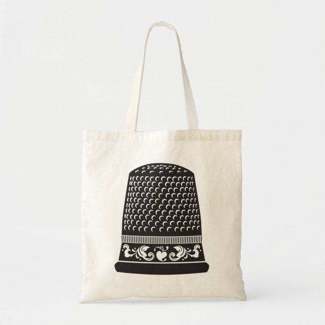 Tote Bag Thimble par FiberFlies (Devant)