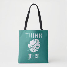 Tote bag THINK GREEN