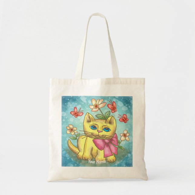 Tote Bag Thomas Kitten Chat (Devant)