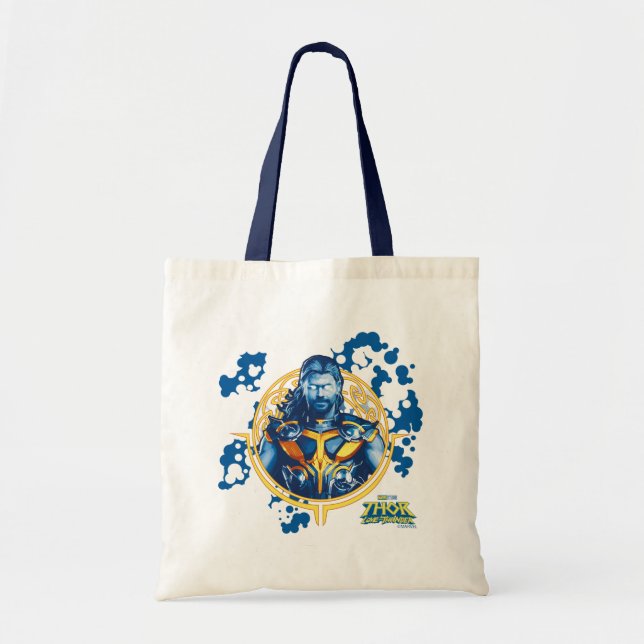 Tote Bag Thor Stylisé Graphique Asgardian (Devant)