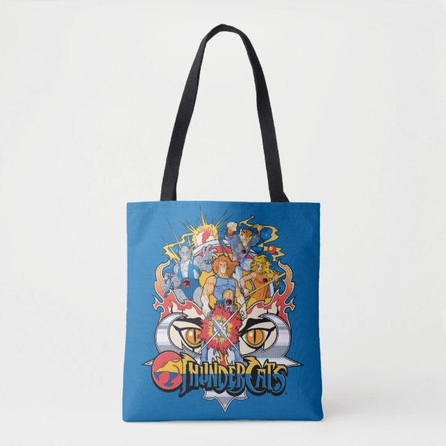 Tote Bag ThunderCats | Firey Group Graphic (Devant)