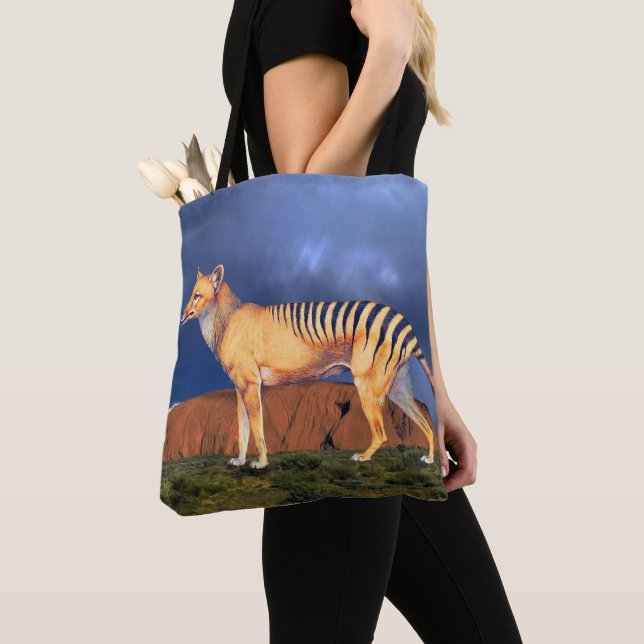 Tote Bag Thylacine (tigre tasmanien) (De près)