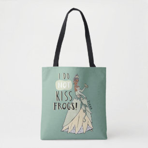 Tote Bag Tiana "Je n'embrasse pas les grenouilles"