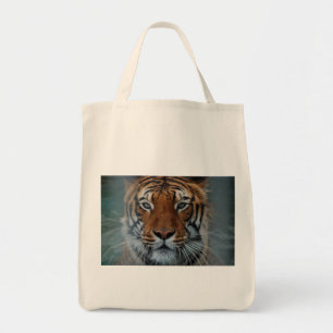 Tote Bag Tiger Chat Stripes Jungle Mist Animal