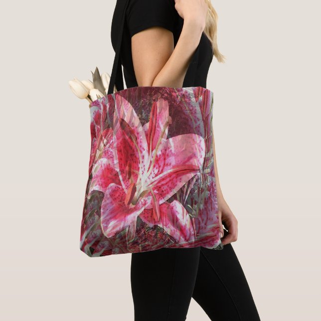 Tote Bag Tiger Lily....... (De près)