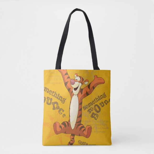 Tote Bag Tigger - Quelque chose à faire sauter (Devant)