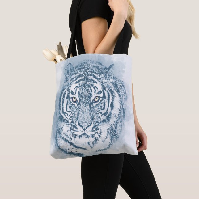 Tote Bag tigre (De près)