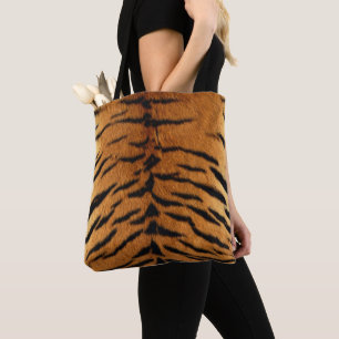 Tote Bag Tigre de fourrure d'animal de la jungle tribale Im